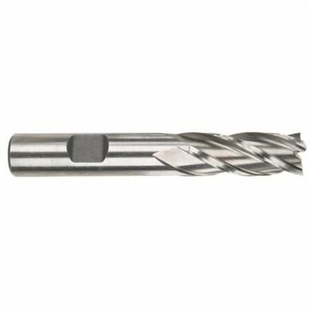 Morse End Mill, Center Cutting Regular Length Single End, Series 4586, 134 Cutter Dia, 412 Overall 44424